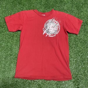 Nike Y2K Basketball T‑Shirt Youth XL Red Graphic Athletic Tee Vintage 2000s